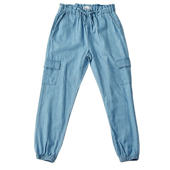 Big Girls Denim Cargo Joggers,‎ - Picture 5 of 6